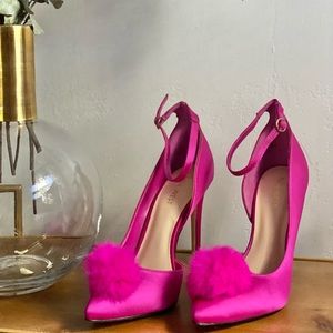 Nine West Lucky Girl Heels - Fuchsia | Pink (NWB)
